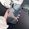 Natural Scenery Fundas Case pro Samsung Galaxy A71 A72 A70 A73 A53 A13 5g A03 A22 A21s A03 Core A42 A52 Luxusní skleněný kryt Coque