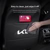 1Pcs Car Seat Back Anti Kick Pad Anti-dirty Protective Cover Mat For KIA EV6 Stonic RIO K9 Sorento Ceed Stinger Niro Soul Cerato