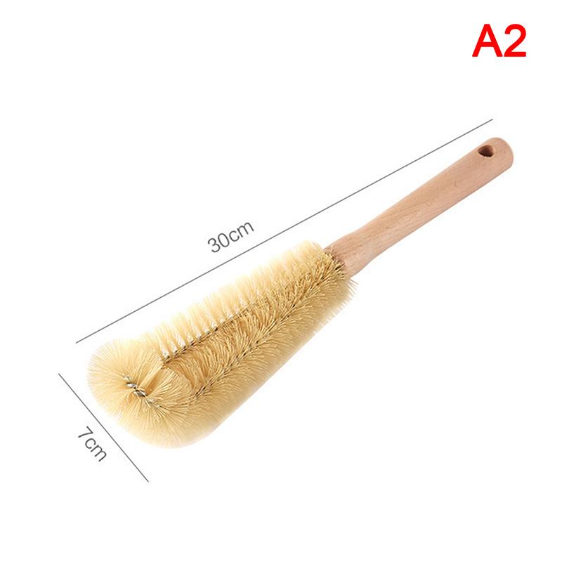 

Щетка для чистки бытовых кухонных принадлежностей с длинной ручкой и без мертвых углов