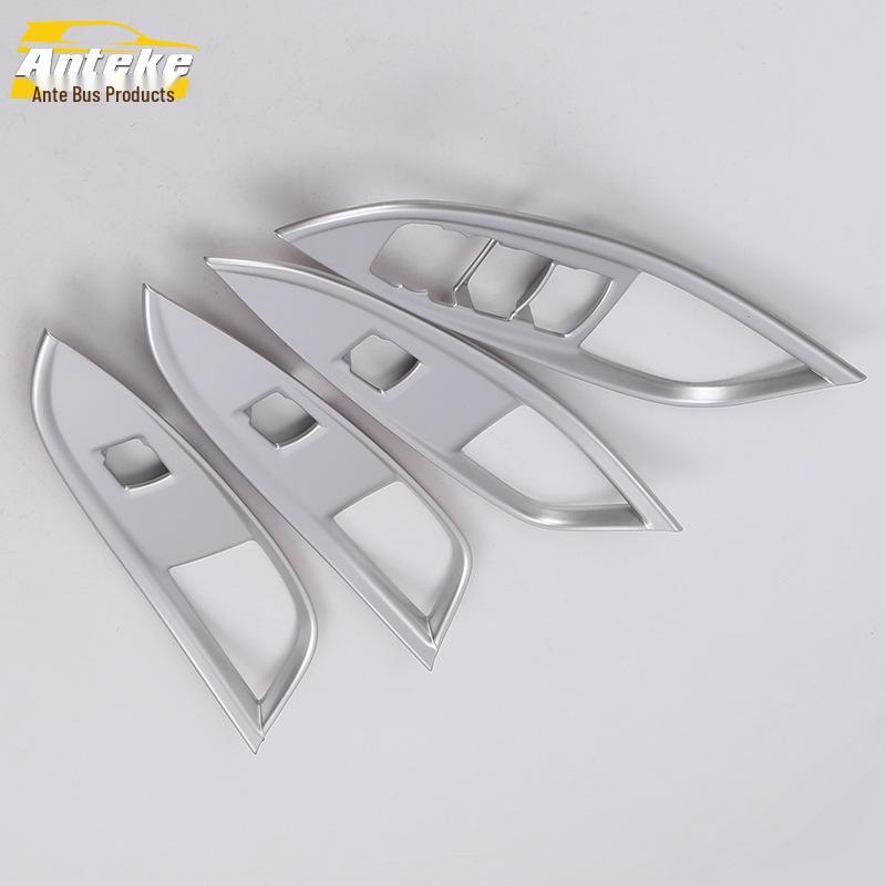 

Fits 18 GL6 Models: Glass Lift Switch Decorative Frame for Car Door Window Armrest Lift Button Trim