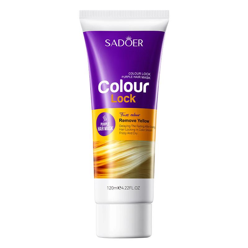 Hair Mask 120ml Pampering Nourishing Hair Fragrance Lock Color Purple Hair Mask Skin Care Products 120ML