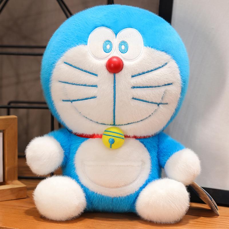 Cartoon Doraemon Kawaii Plush Toy Soft Stuffed Animal Doll Doll Anime Figures  Room Decoration Birthday Gifts for Girlfriend