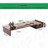 Walnut Monitor Riser with Single Drawer