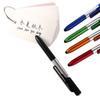 Night Reading Stationery Stylus Pen Writing Pen Ballpoint Pen with LED Light Cellphone Holder