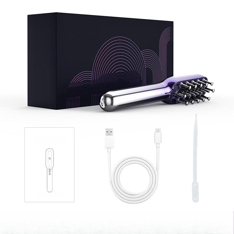 

Электрическая массажная расческа Меридиан Красный свет Направляющий Жидкая Здоровая расческа для волос Уход за кожей головы Микроток Многофункциональная расческа