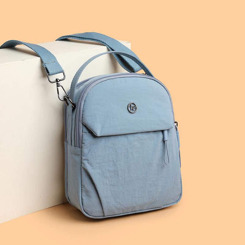 Women's Solid Color Handbag Nylon Shoulder Bag