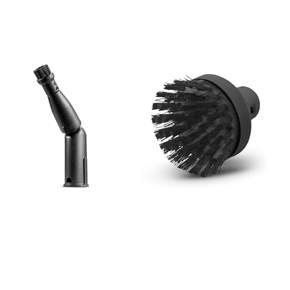 Kärcher SC Series Steam Accessories Set: Includes Small Round Brush, Copper Brush, Floor Nozzle