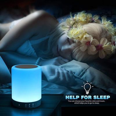 Portable Night Light Wireless Bluetooth Speaker 3D Stereo Surround Sound ColumnBest Gift for Teenagers and Children