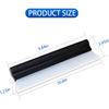 Dual Material Choice! Efficient Car Wash Squeegee for Automotive Beauty - TPE/Silicone Squeegee for Windshields and Glass Surfaces (Silicone), White