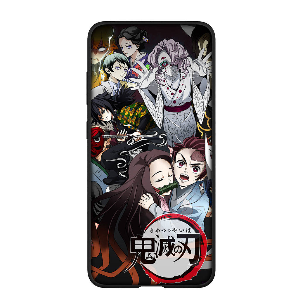 Case for Samsung Galaxy S25 S24 S23 iPhone 16 15 Xiaomi Redmi Note 14 13 12 16E X 11 Pro Max Moto Huawei Nezuko Demon Slayer Tanjirou Kokushibo Cover