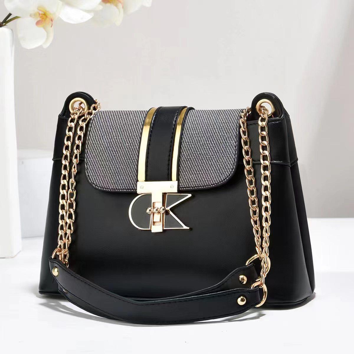 

Classic Designer Crossbody Bags for Women New Fashion PU Leather Chain Shoulder Bags Ladies Small Flap Handbags