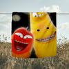 1PC Larva Blanket Flannel Throw for Sofa, Indoor, Camping, Living Room, Office, Chair, And Bed Soft Birthday Christmas Gift