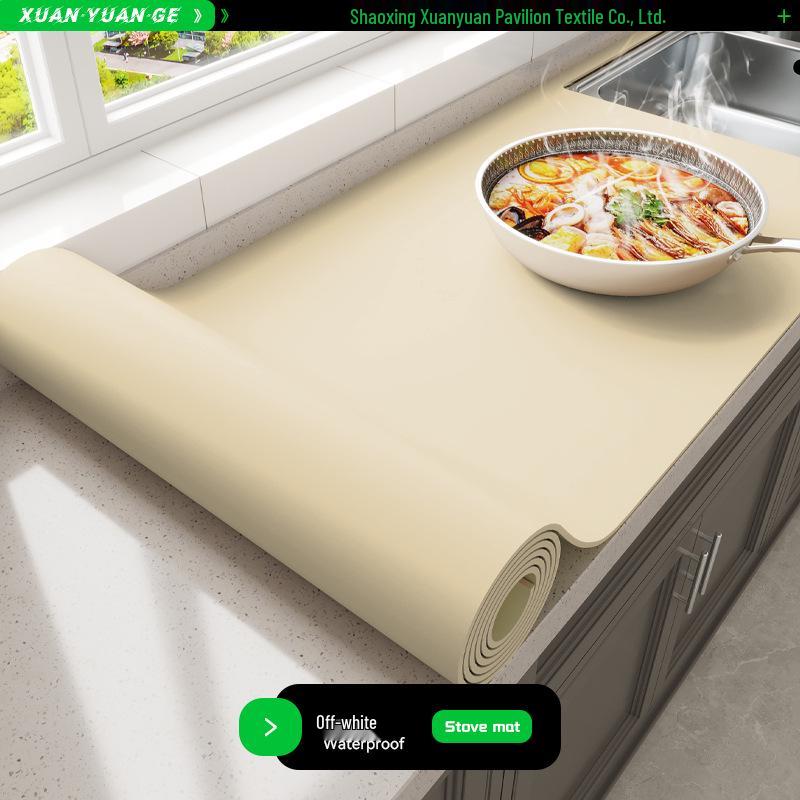 Silicone Heat-Resistant, Anti-Scald Stove Mat - Waterproof, Oilproof, Cuttable, Thickened Table Protector