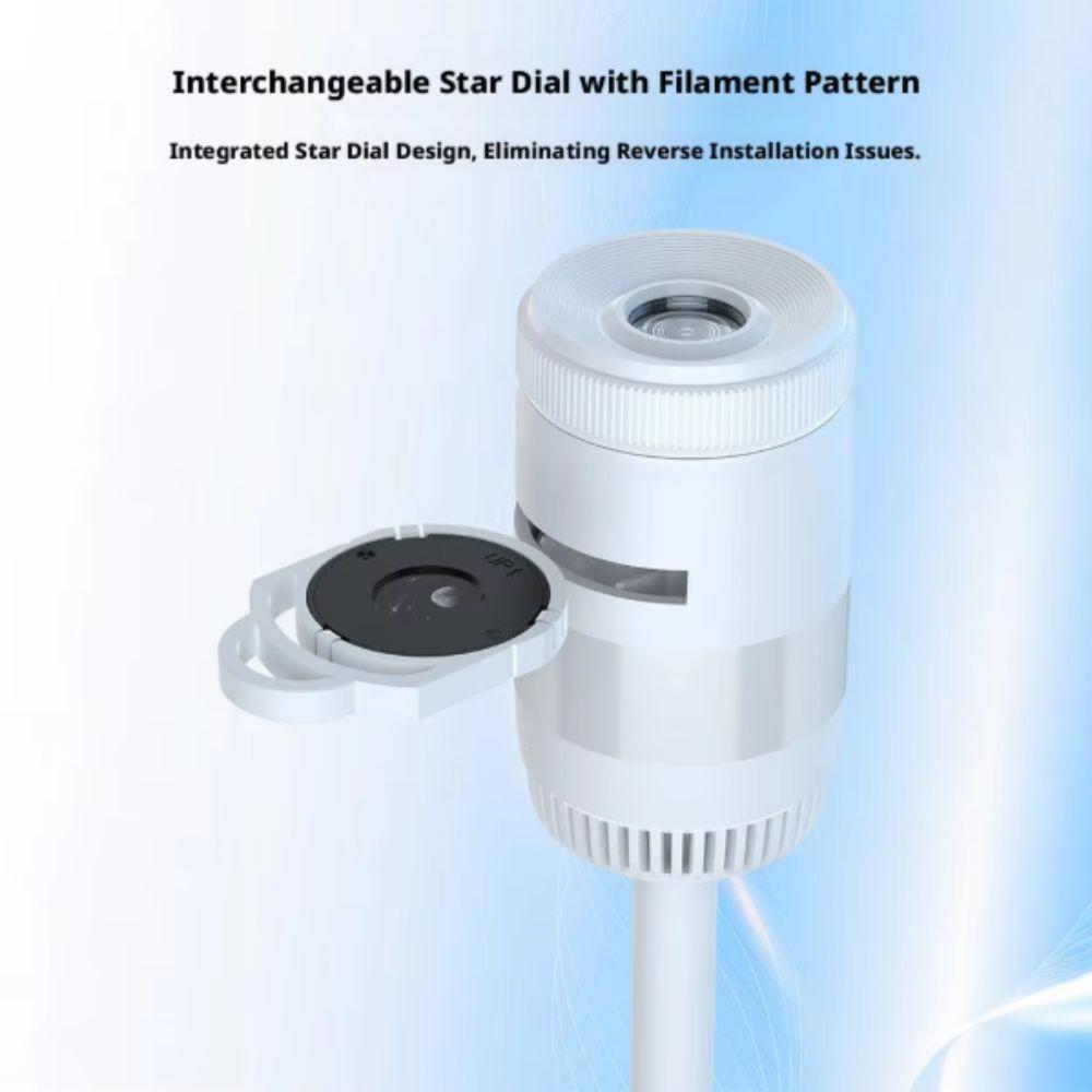 360 Degree Rotation Night Light Adjustable Focus Satellite Projector Nighttime Use