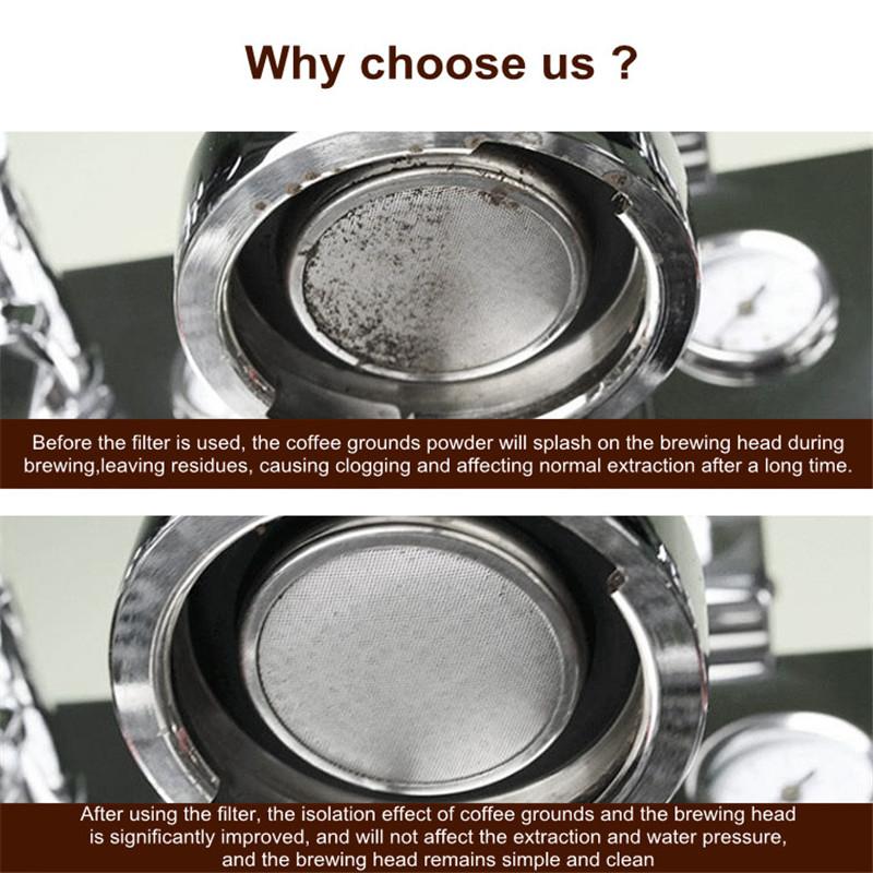 Ecran cafea 49mm 58mm 51mm 54mm 53mm Placă plasă filtru portafiltru Ecran filtru cafea Ecran puc espresso Cafetieră