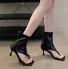 Fashion Mid Heels Sexy Women's Sandals Clip Toe Designer Elegant Heels Shoes 2025 Fad Summer Trend Party Shoes Pumps New Mujer Zapatos