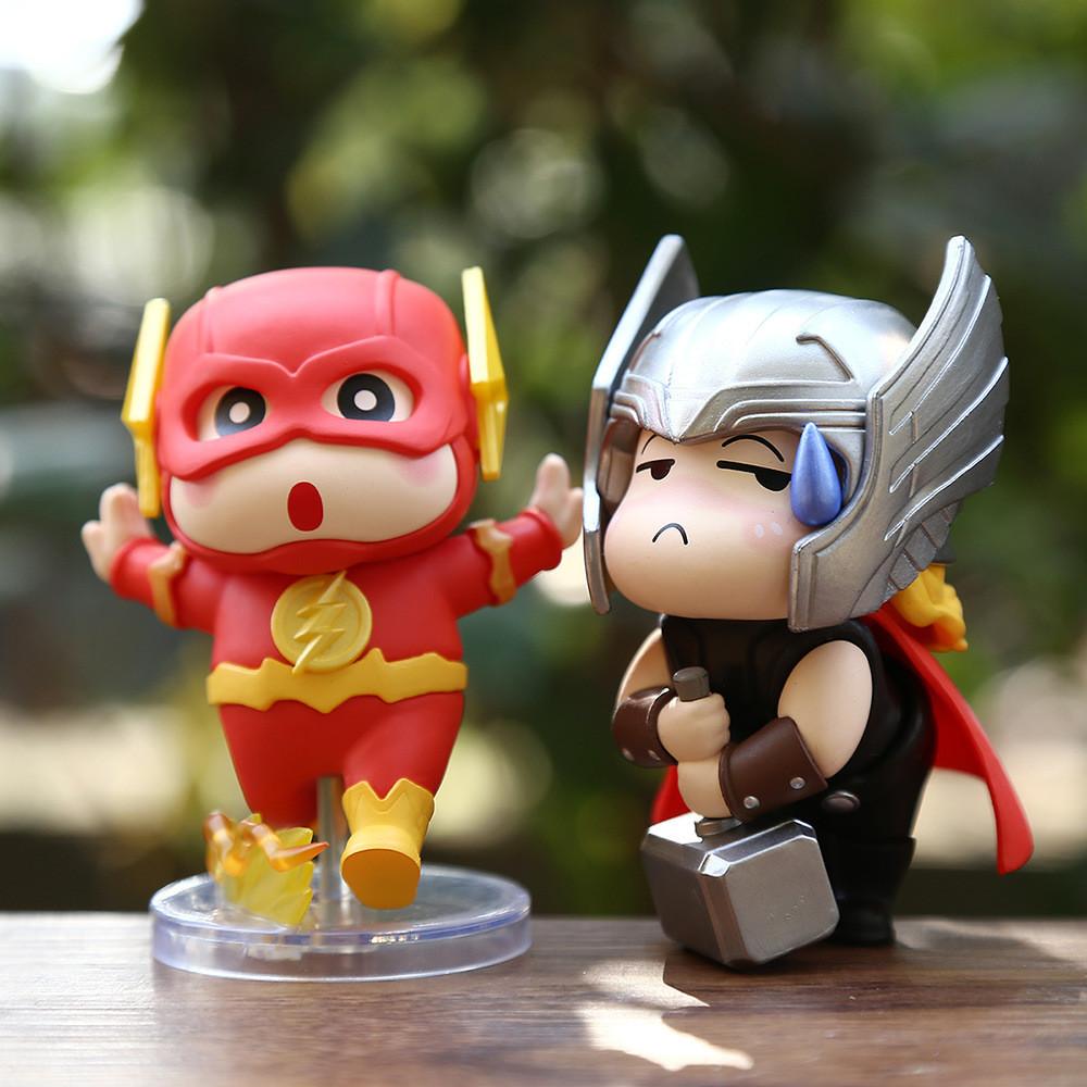 Hero Shin Little Pvc Mini Statue With Surprise Bag For Kids Gift