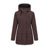Casacos Trench Femininos Softshell Impermeáveis com Capuz para Exterior, Caminhadas, Outono Inverno, Corta-ventos com Zíper