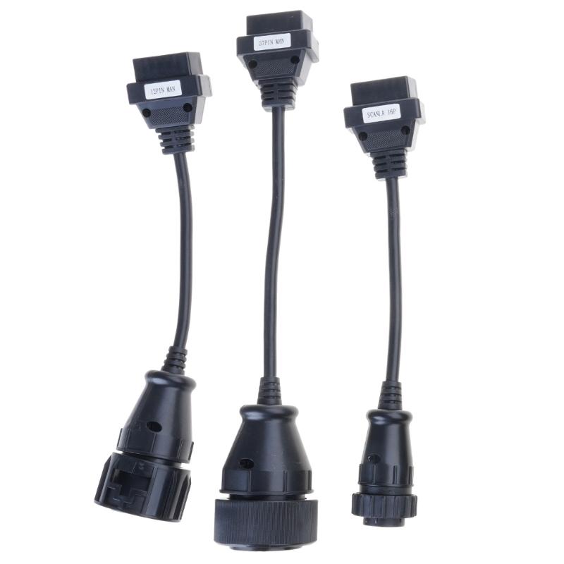 8 buc Adaptor Convertor Cablu Diagnostic Camion Profesional Construcție ABS Pentru Interfețe Computer Vehicul Comercial