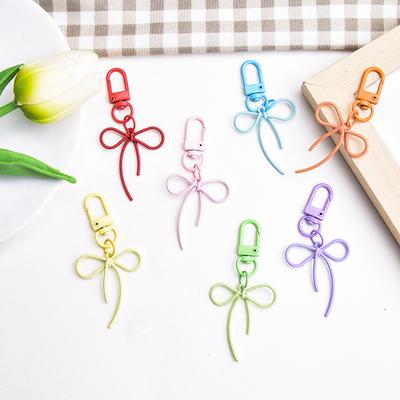 1PC DIY Creatividad Aleación Decoración Lazo Llavero Llavero Marcador Diseño Hebilla Langosta Colgante Regalo Fiesta