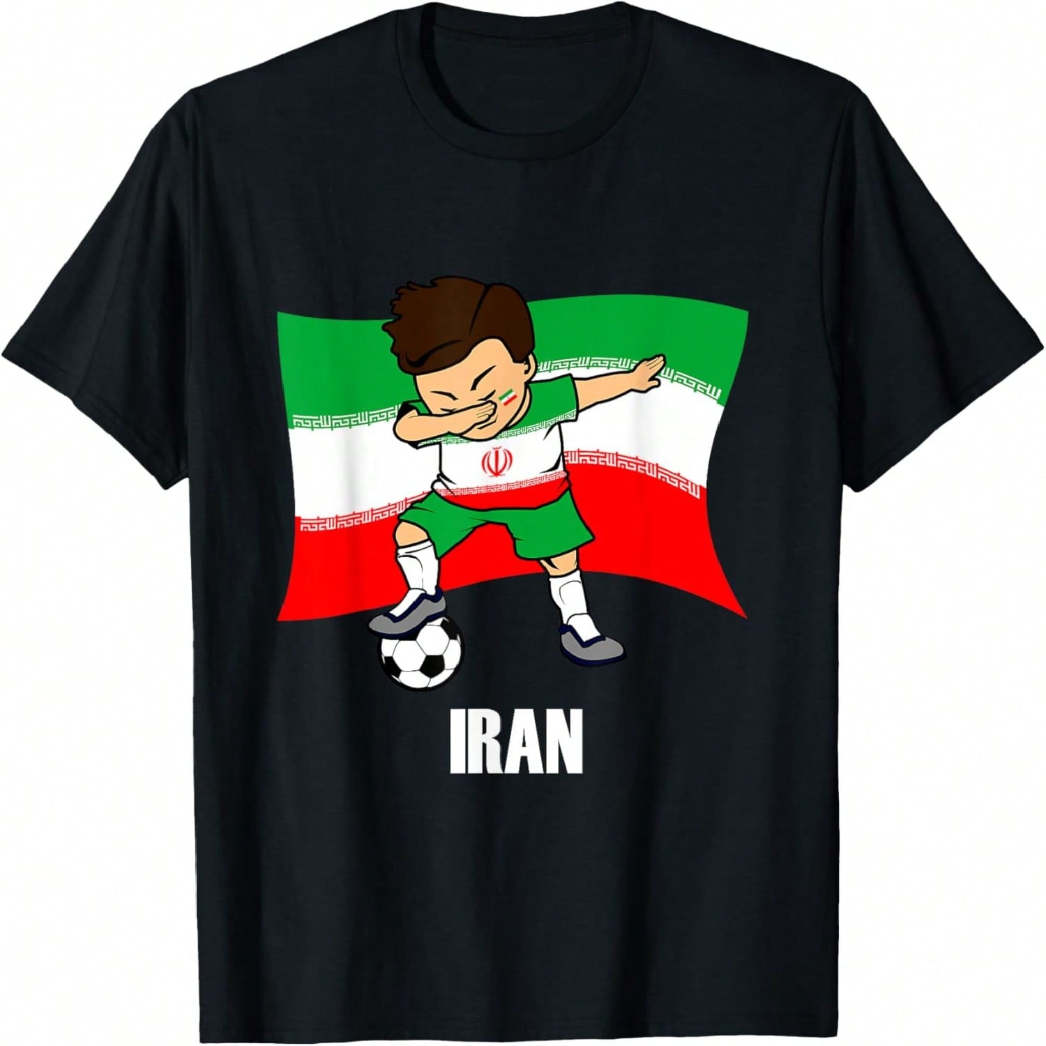 Dabbing Soccer Boy Soccer Jersey T-Shirt S разноцветный