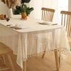 French Retro Lace Hollow Tablecloth Pastoral Style Photo Long Crochet Tablecloth Coffee Table Cover Towel Dining Table Cloth Cover Cloth