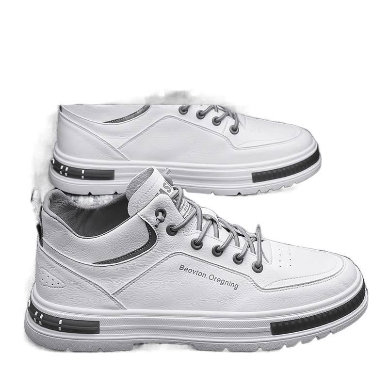 Spring Martin Boots High-top Little White Board Shoes New Summer Leisure Sports High-tide Shoes