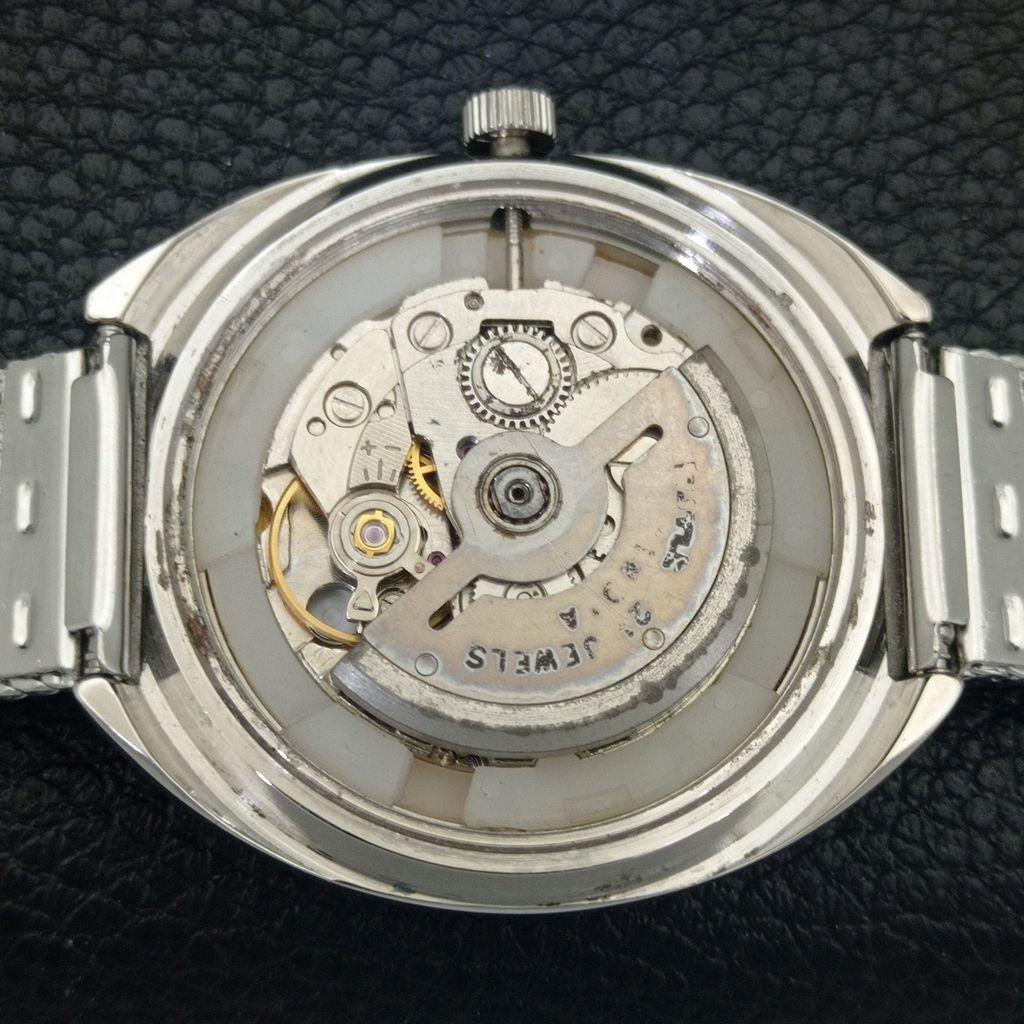 AUTOMATISCHE VINTAGE HMT SOURABH 6501 INDISCHE HERREN ORIGINAL ZIFFERBLATT UHR a703280-1