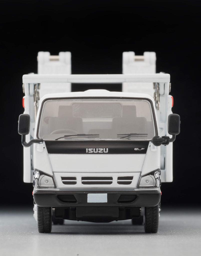 Tomica Limited Vintage Neo Scale Isuzu Elf Hanamidai Auto Safety Loader Big Wide White Finished Model 1/64 LV-N191a