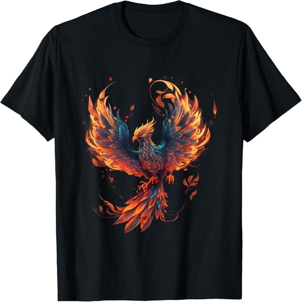 

Fire Phoenix Bird Phoenix Reborn Firebird Phoenix T-Shirt XXXXXL чорний