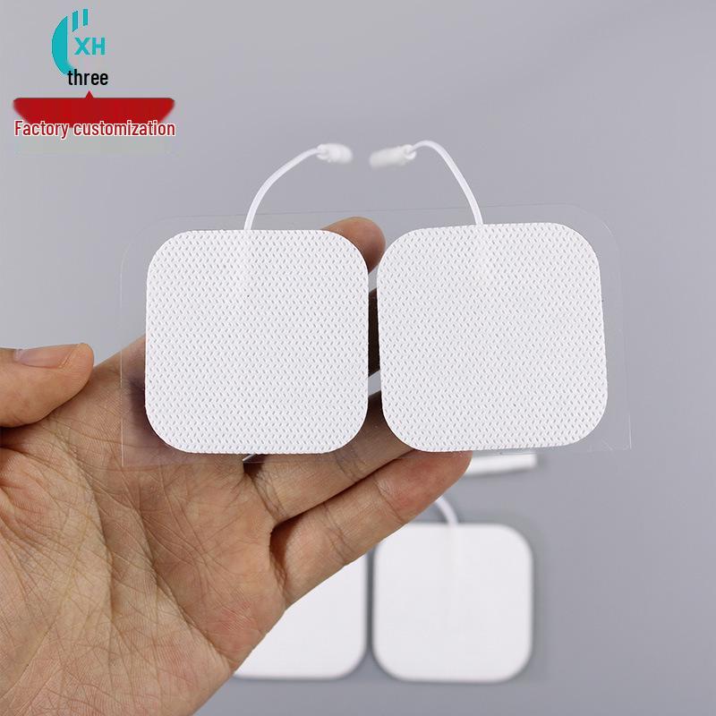 2.0 Pinhole Electrode Patch 5x5cm/4x4cm - Self-Adhesive Silicone Non-Woven Fabric for Postpartum Recovery & Physiotherapy Massage