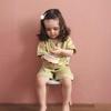 Korean Style Kids' Cotton Family Matching Pajama Set - Short Sleeve Girls & Boys Edition