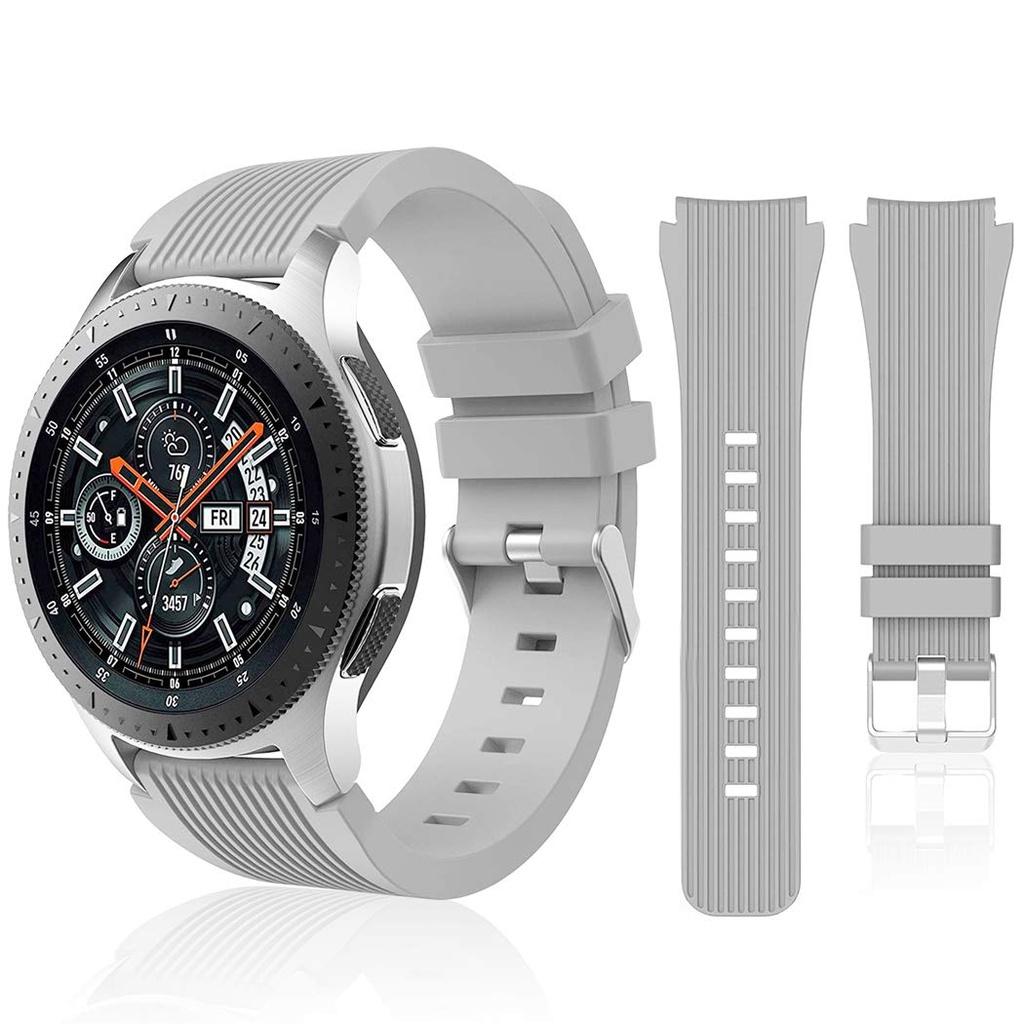 22mm 20mm Silikonový řemínek pro Samsung Galaxy Watch 3 45mm/ GT2 46mm/Gear S3 Náramek pro Amazfit Balance GTR 47mm Řemínek