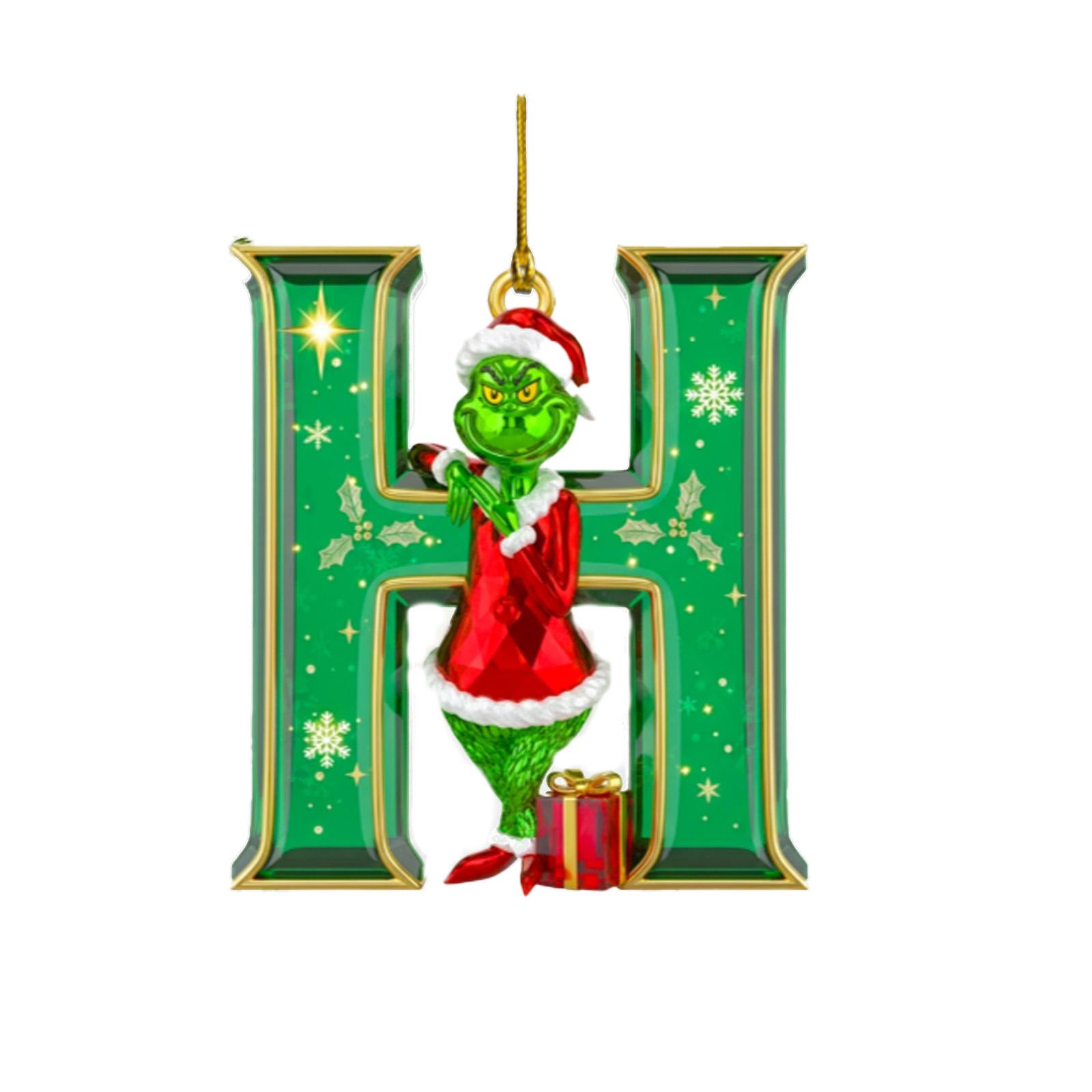 

2D Christmas Decoration Pendant Christmas Tree Tag Theme Party Crafts Ornament One Size