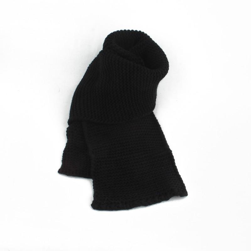 Kids Knitted Ear Warm Hat With Fox Fur Pom Poms Three-Color Braided Design Winter Cap