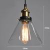 Pendant Ceiling Light Glass Shade Lighting Vintage Hanging Kitchen Room Dining