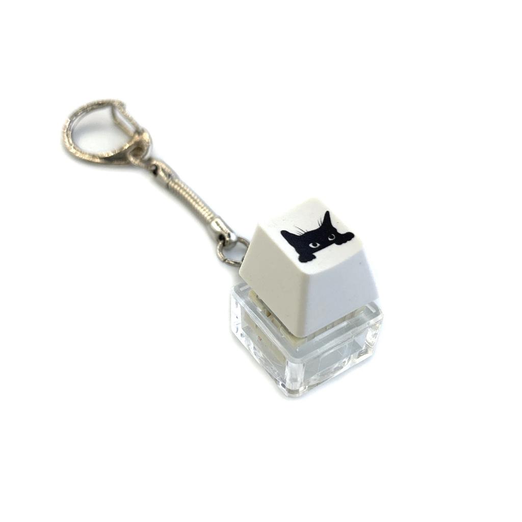 Decompression Keychain Mechanical Keyboard Button Keyring Fingertip Key Cap Pendant Antistress Toy