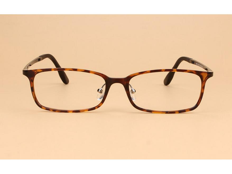 Ultralight 2050 Tungsten Carbon Steel Eyeglass Frame for Myopic Lenses - Unisex Square Design