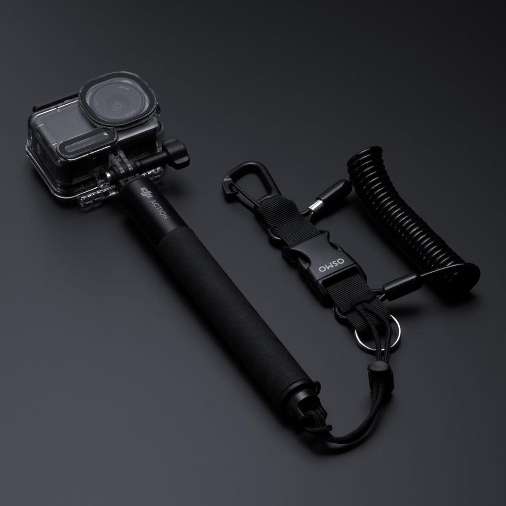 DJI Osmo Action 6 Scuba Diving Accessory Kit with Waterproof Case, 1.5m Extension Rod, Anti-Fog Inserts, Locking Screw, and Diving Tether