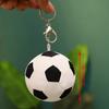 Plush Soccer Ball Keychain Stuffed Football Keychain Sports Ball Key Ring Backpack Keychain
