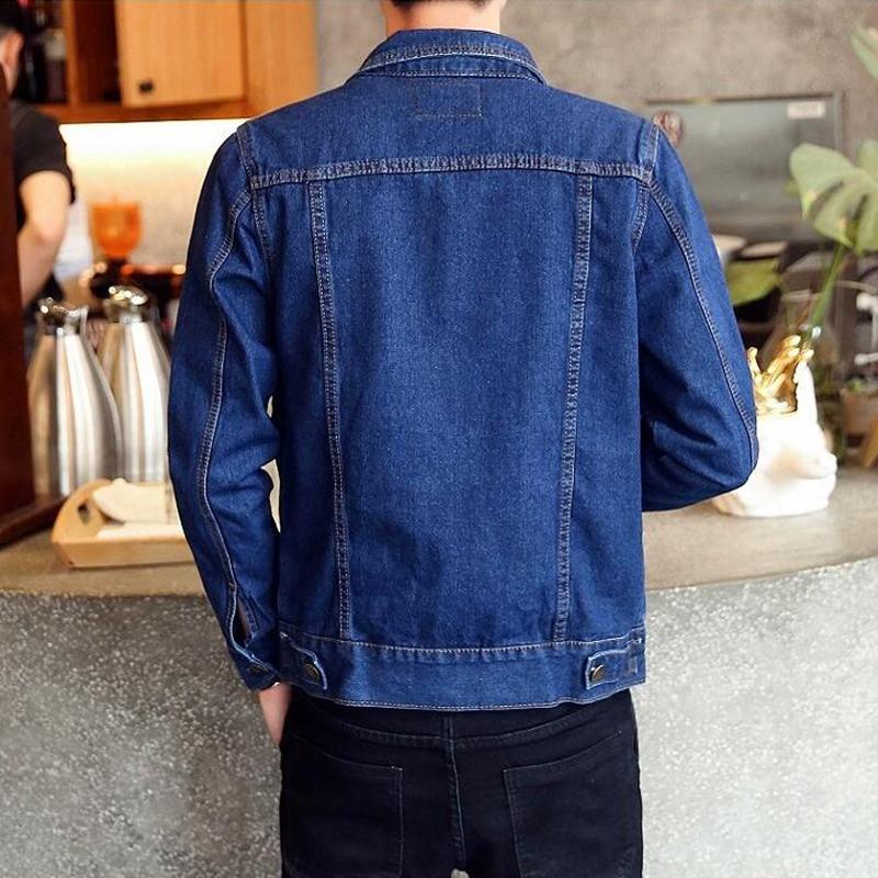 Denim Jackets Men Spring Autumn Fashion Streetwear Cotton Jeans Coats Male Casual Korean College Jean Jacket Jaqueta Masculina