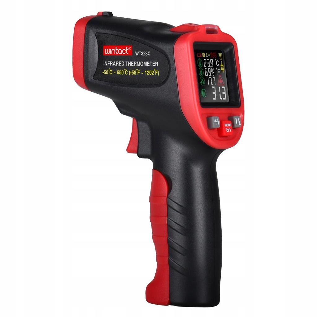 Laser Pyrometer Thermocouple Hygrometer -50 +650°C