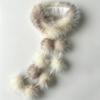 Soft Plush Texture Fur Collar Scarf Pom Pom Detail Pom Pom Scarf Furry Shawl  Streetwear Styling