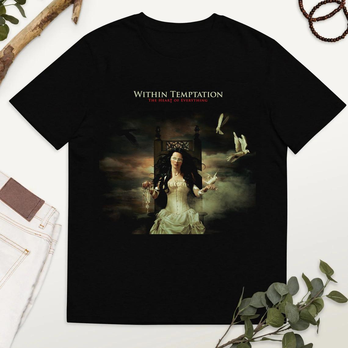 The Heart Of Everything Album by Within Temptation T Shirt Full Size S-5XL XL