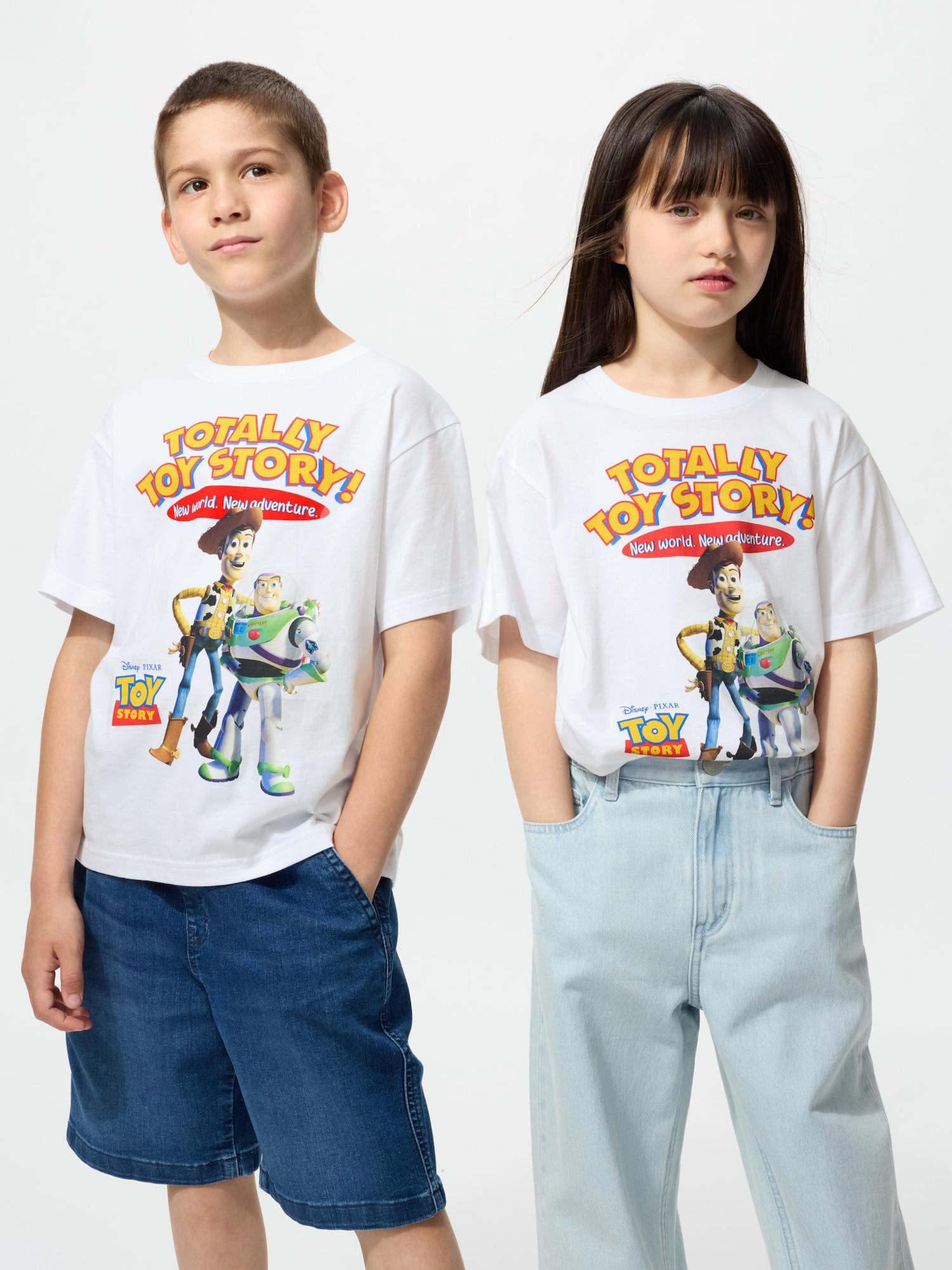 

Uniqlo Детская футболка с графикой SToy UT, с коротким рукавом A 00 WHITE/KIDS 110