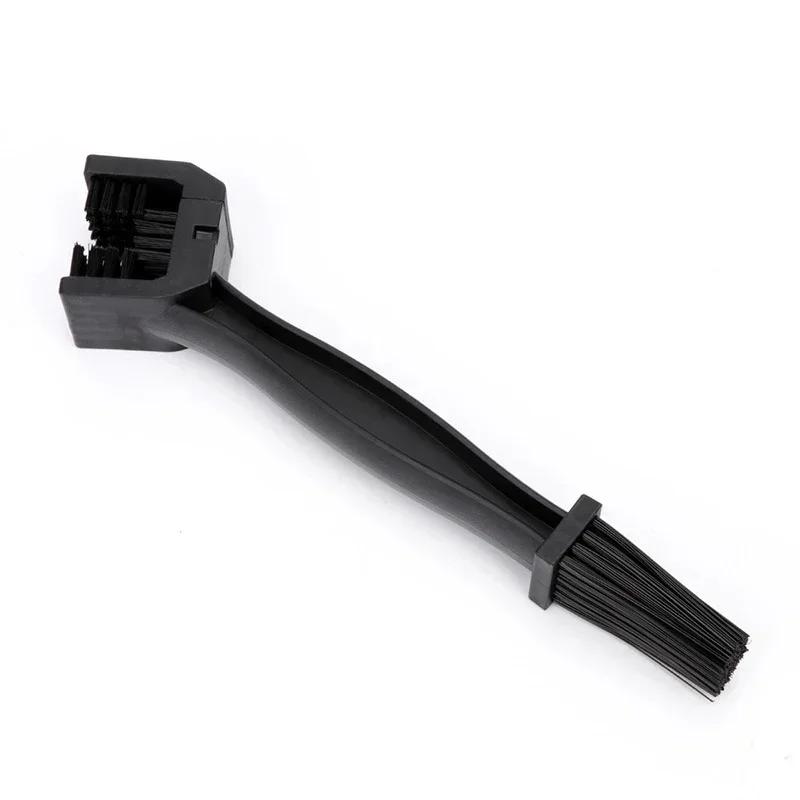 New Bike Chain Cleaner Bicycle Motorcycle Chain Cleaning Brush Dual Heads Cycling Cleaning Kit Chain Maintenance Clean Dirt Tool