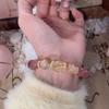 Unisex Strawberry Quartz Bracelet, Natural Style, Business Gift