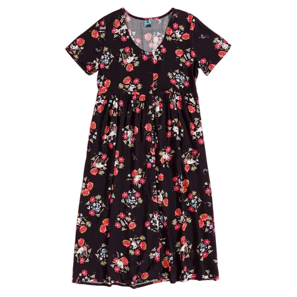 MOOMIN Womens/Ladies Floral All-Over Print Midi Dress