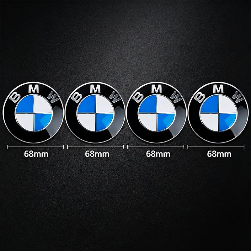 For BMW M 4Pcs 56/68mm Wheel Center Caps Emblem Badge For BMW 50th Anniversary E90 E60 F10 F20 G20 G30 E53 E85 E70 E84 F48 1/3/5/7 Series
