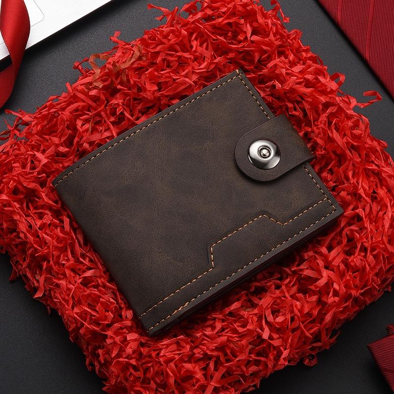PU Leather Men Short Wallet Ultra Slim Credit Card Holder Multi Card Case Purse Business Portable Fashion Wallet Coin Money Bag